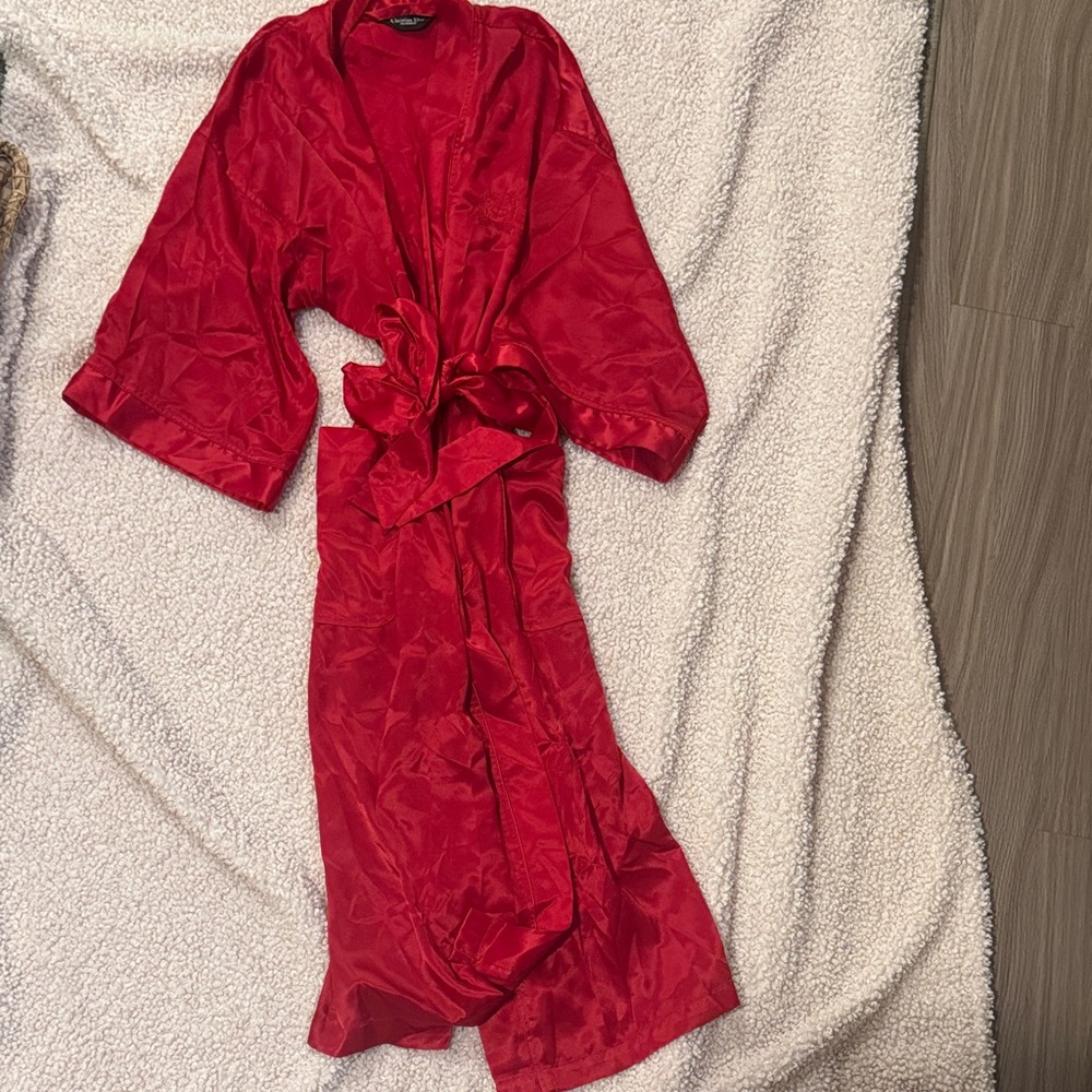 Christian Dior Red Women's/Men’s Robe